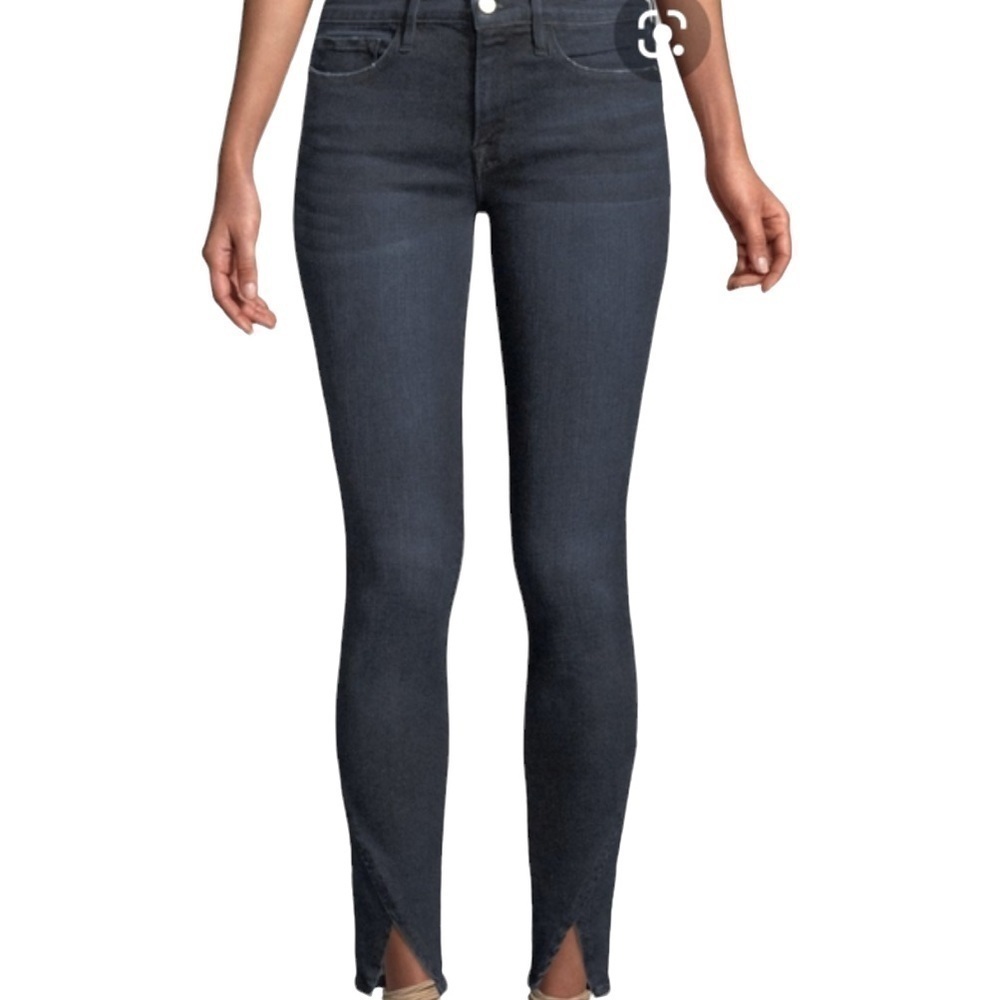 Frame Denim Lauretta Le Skinny De Jeanne‎ Dark Jean Size 28